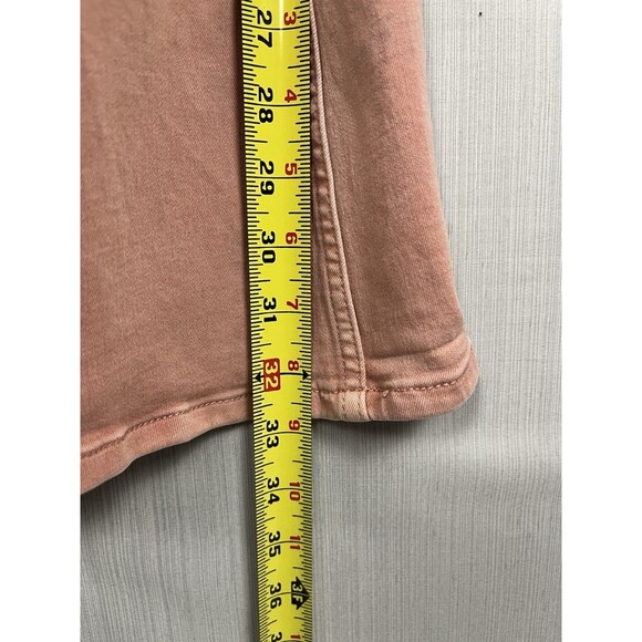 We the Free Pull On Romantic Rosy Pink Flare Jeans Boho Y2K vibe Valentine's - Picture 12 of 13